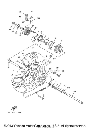 Rear Wheel Schematic