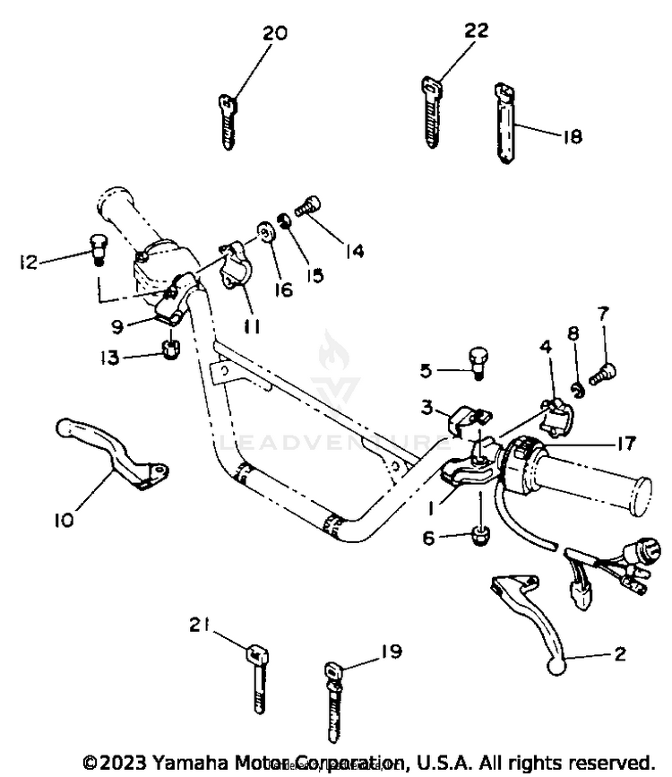 Handle Switch - Lever Schematic