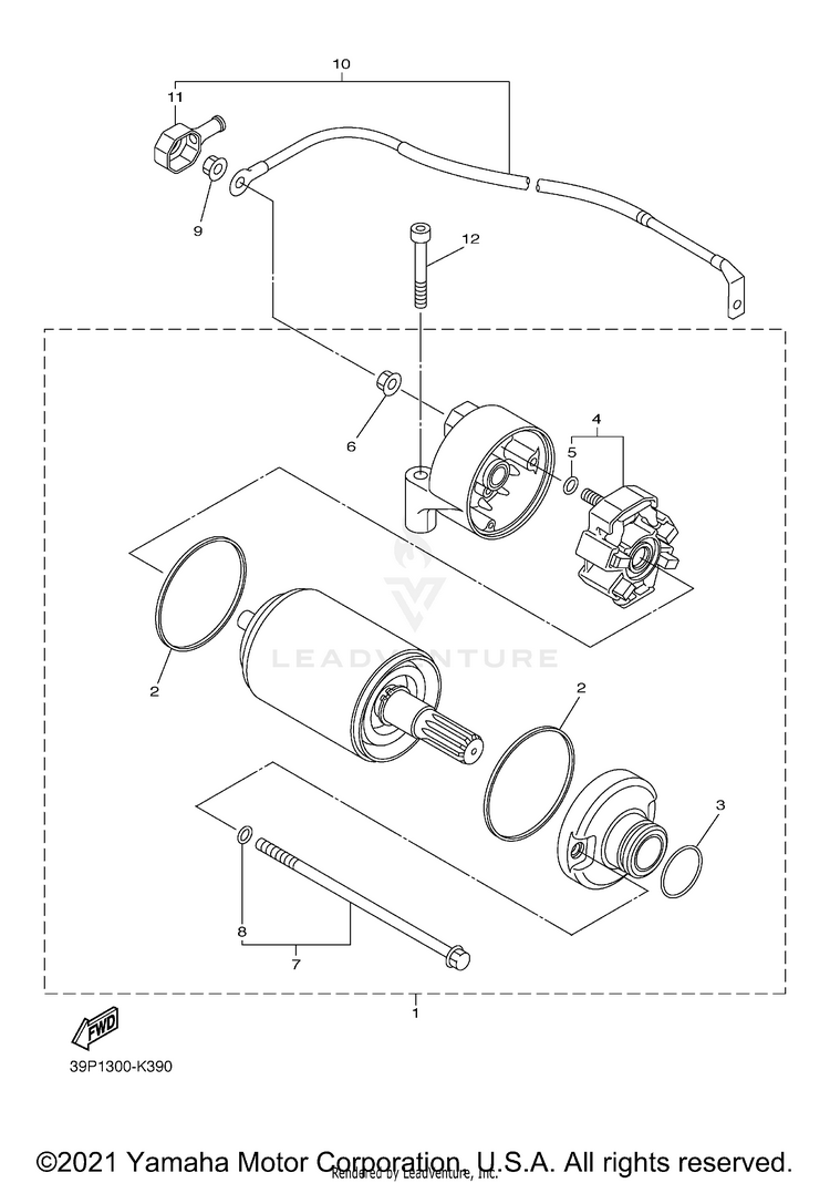 Starting Motor Schematic