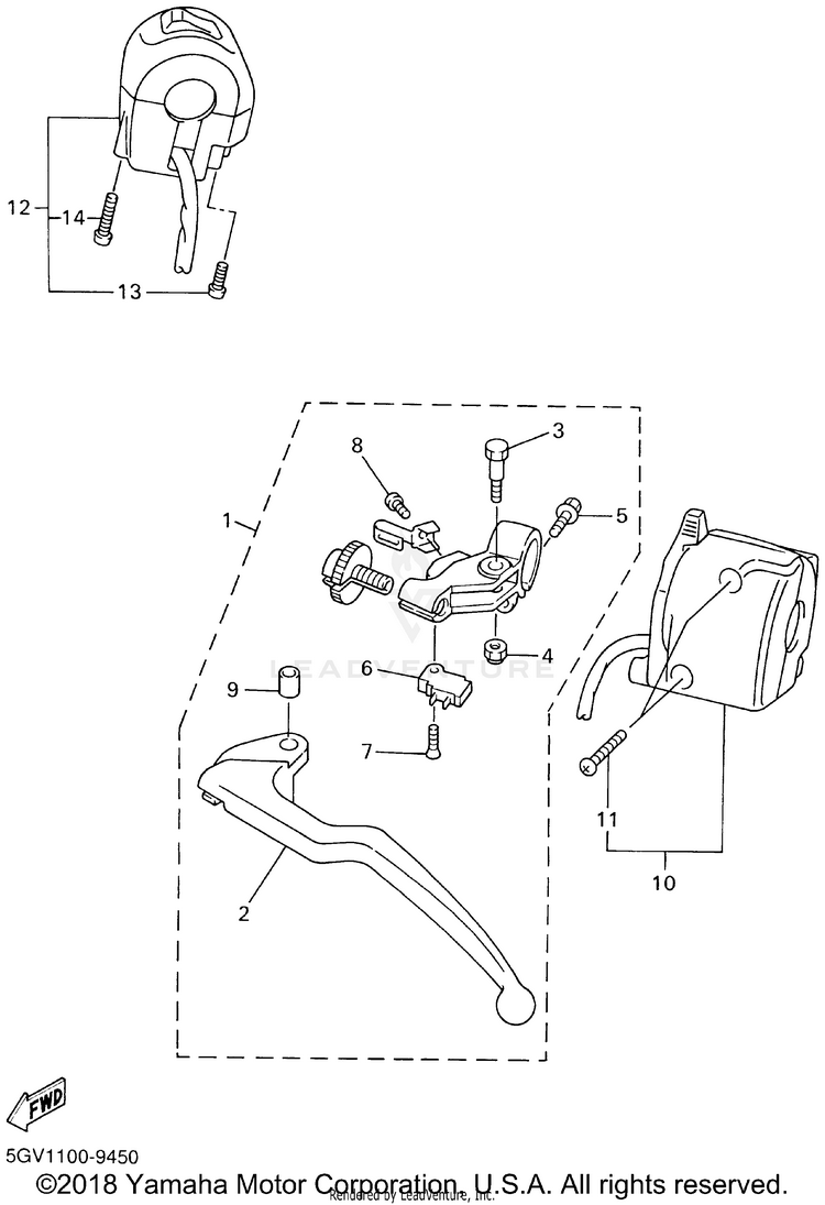 Handle Switch Lever Schematic