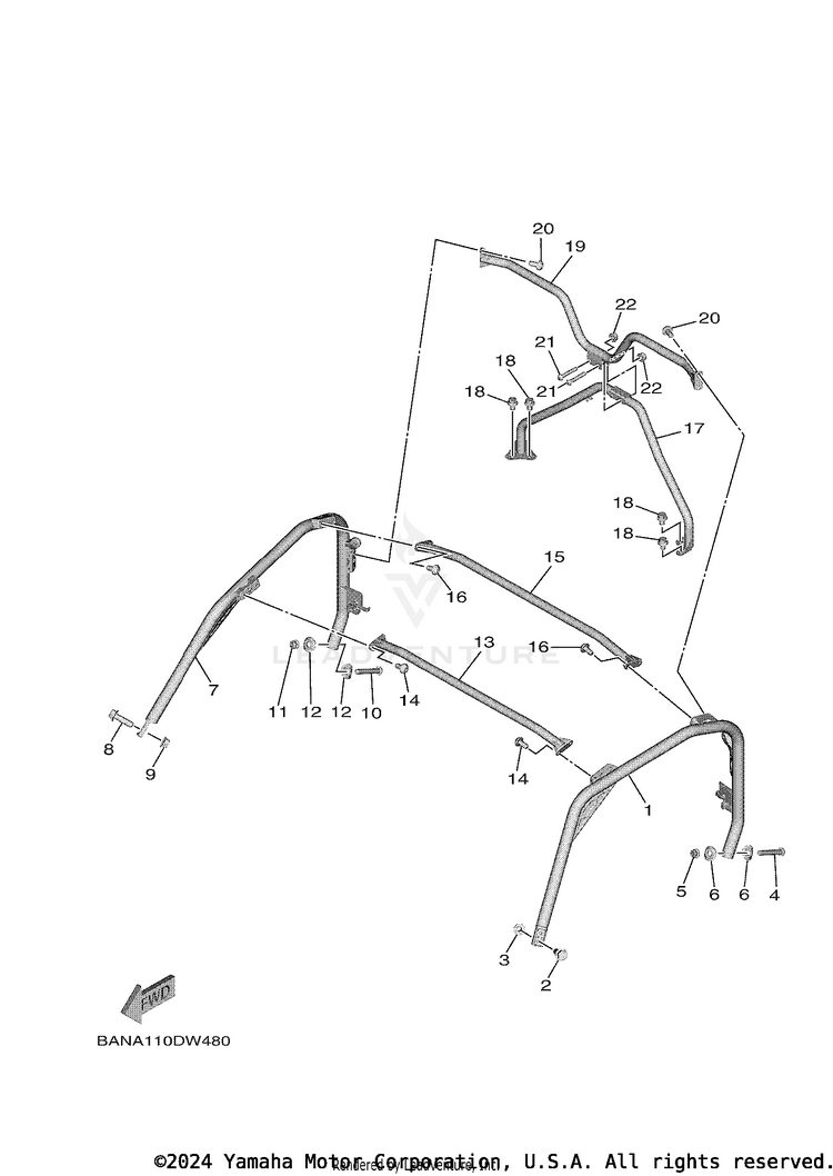 Guard 2 WOLVERINE X2 EPS - YXE85WPAMS - 2021 Schematic