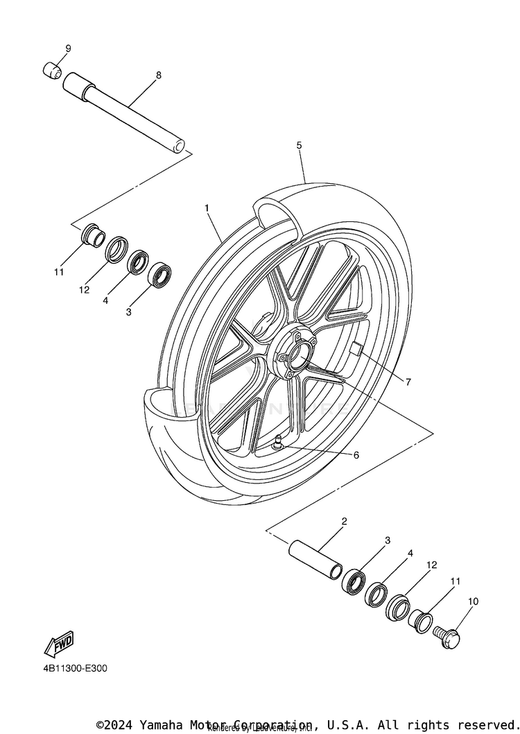 Front Wheel Schematic