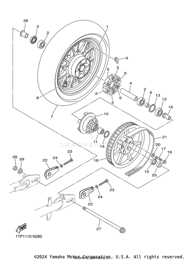 Rear Wheel Schematic