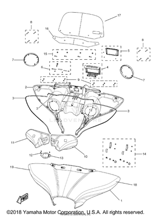 Cowling Windshield Schematic