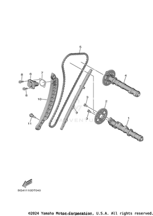 Camshaft Chain Schematic