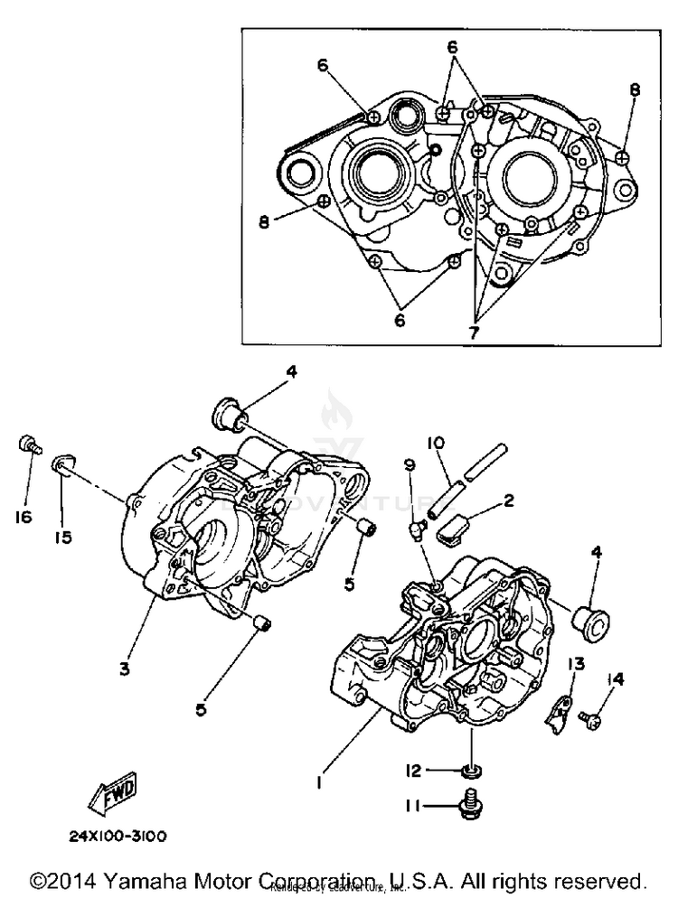 Crankcase Schematic