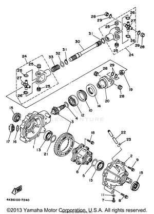 Front Differential Schematic