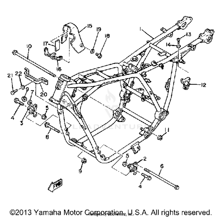 Frame XS1100LH - 1981 Schematic