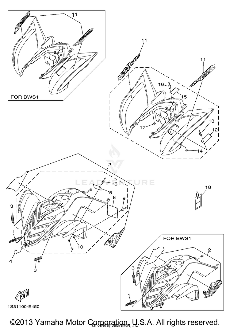 Emblem Label 1 RAPTOR 700 - YFM700RV - 2006 Schematic