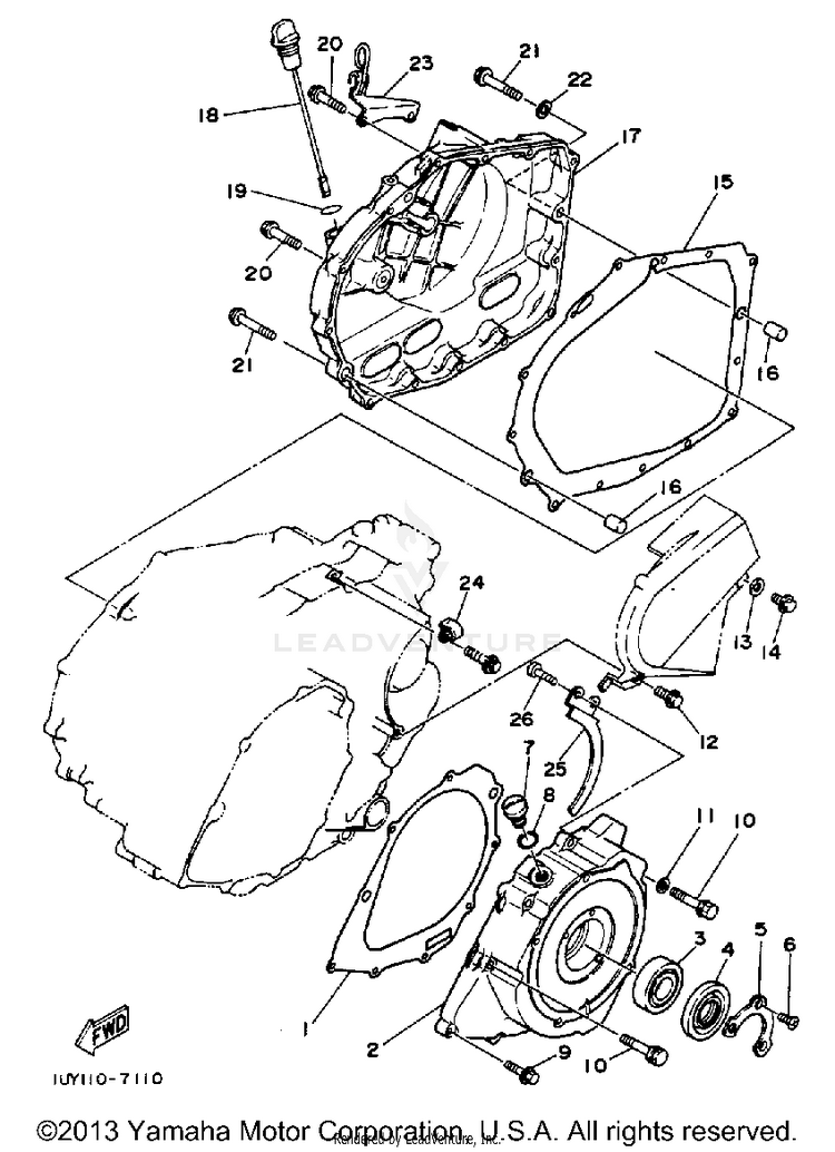 Crankcase Cover Schematic