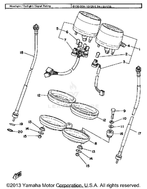 Speedometer - Tachometer Schematic
