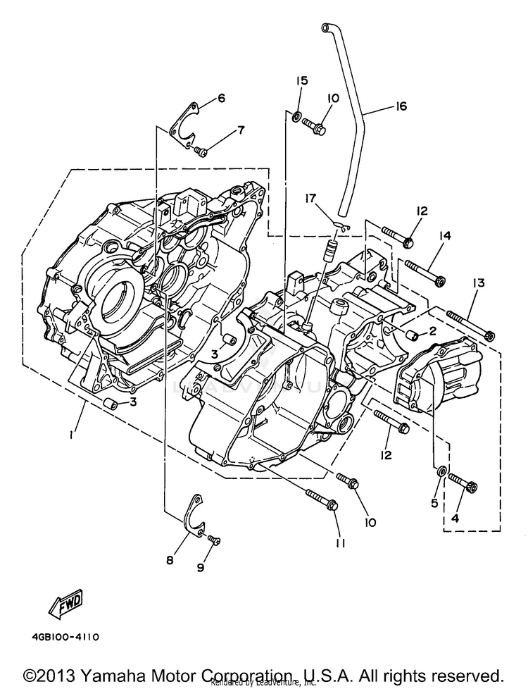 Crankcase Schematic