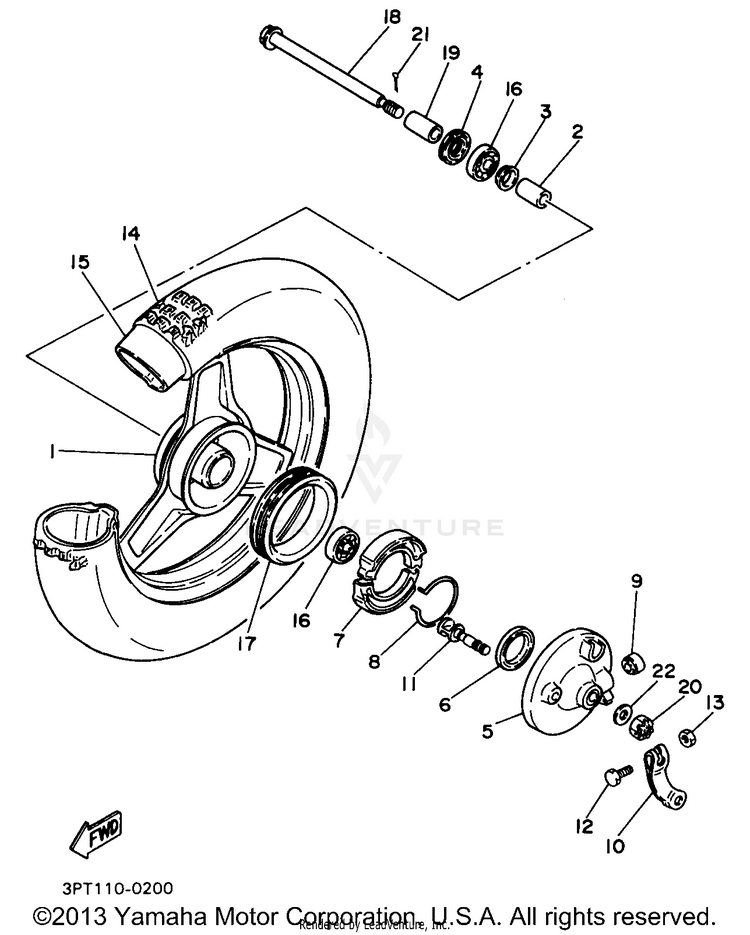 Front Wheel Schematic