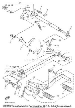 Shift Shaft Schematic