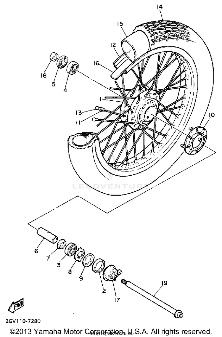 Front Wheel Schematic