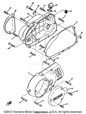 Crankcase Cover Schematic