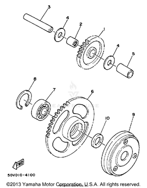 Starter Clutch Schematic