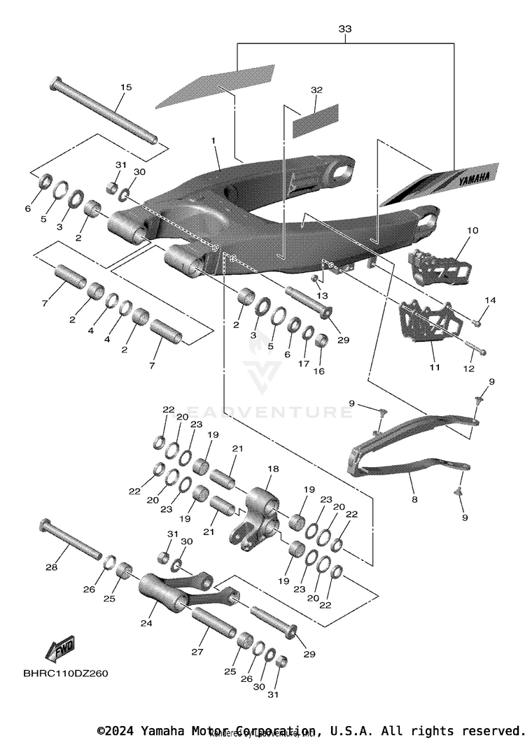 Rear Arm Schematic