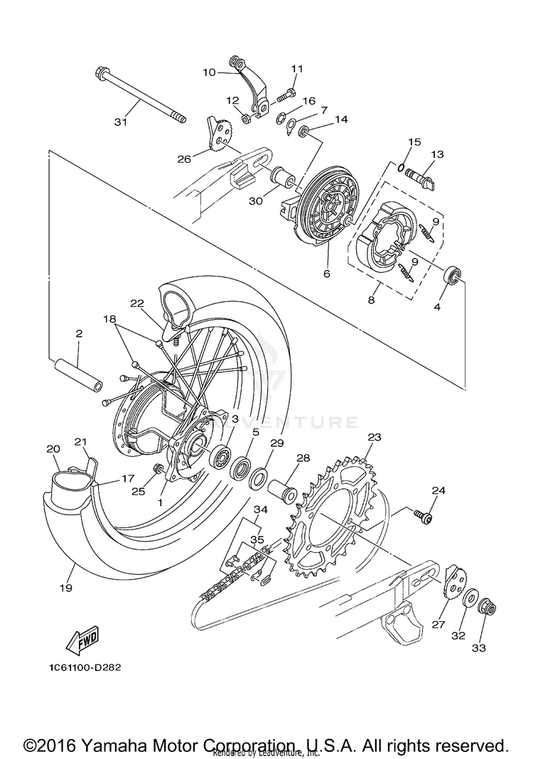 Rear Wheel Schematic