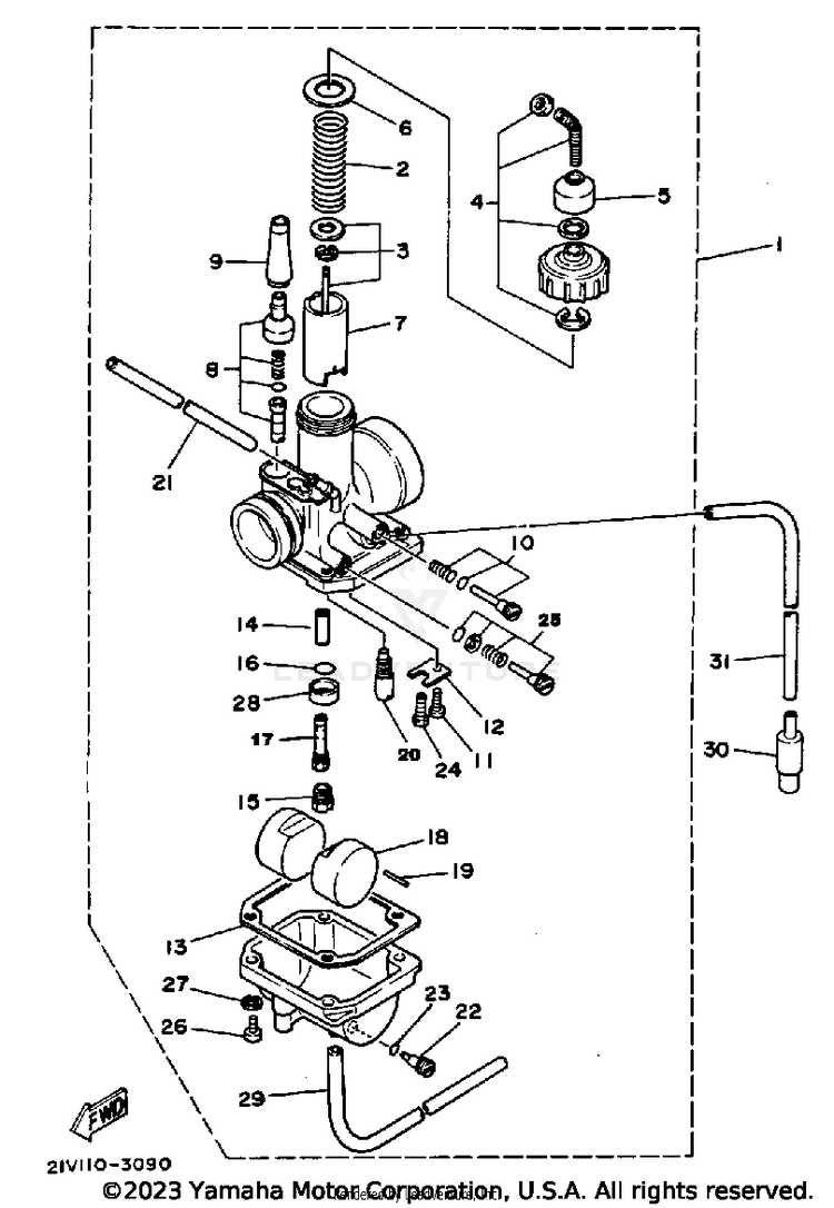 Carburetor Ytm200k Schematic