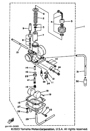 Carburetor Ytm200k Schematic