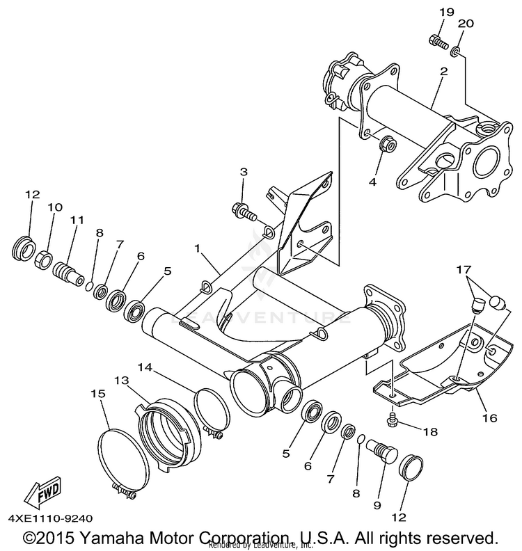 Rear Arm Schematic