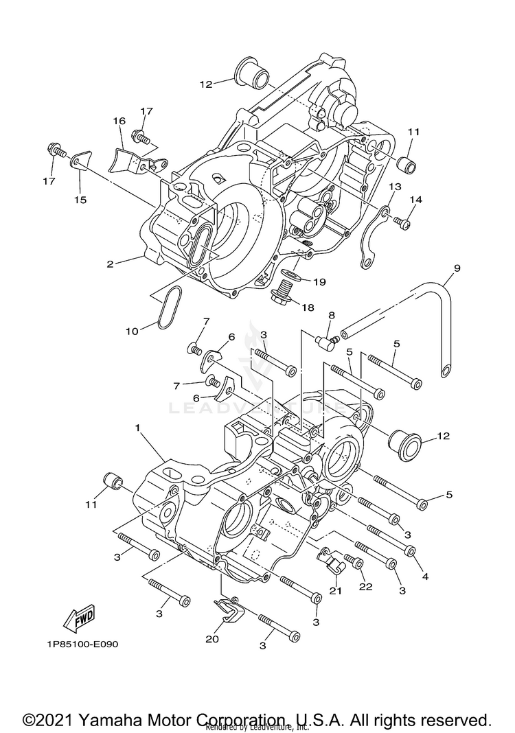 Crankcase Schematic
