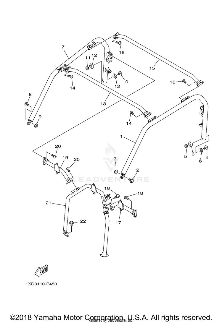 Guard 2 VIKING EPS - YXM700PFL - 2015 Schematic