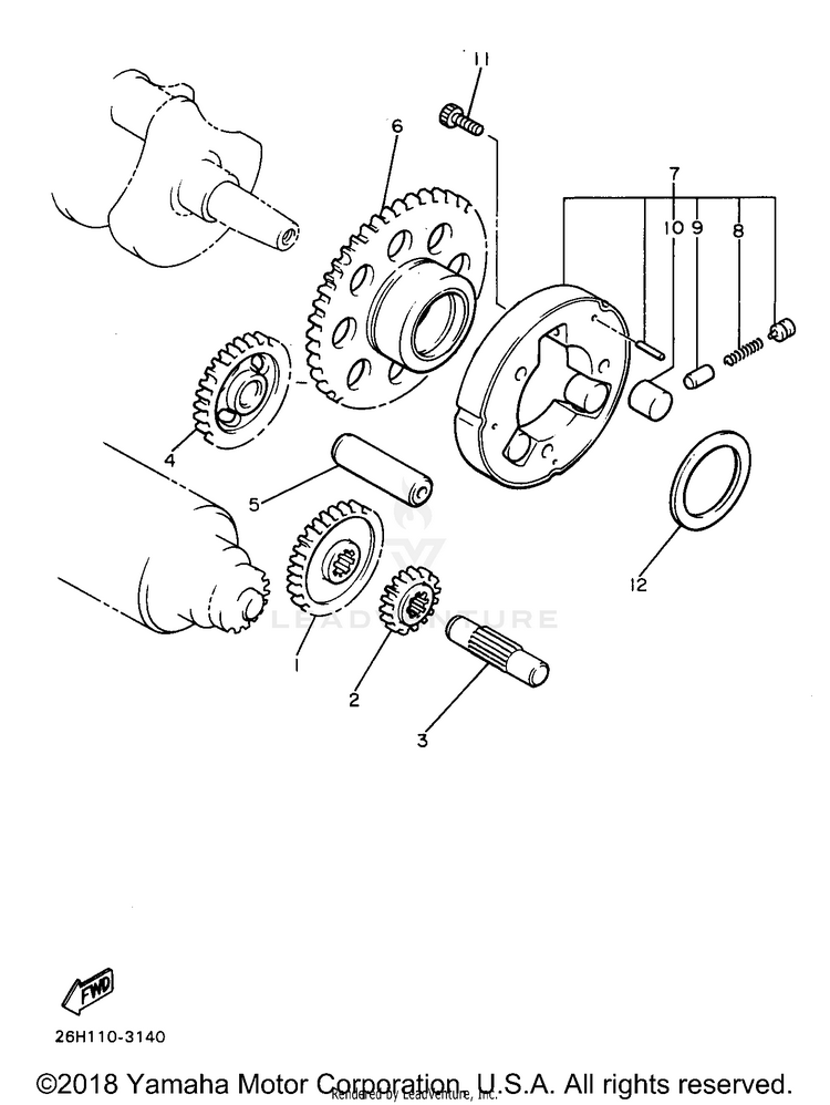 Starter Clutch Schematic