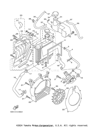 Radiator Hose Schematic