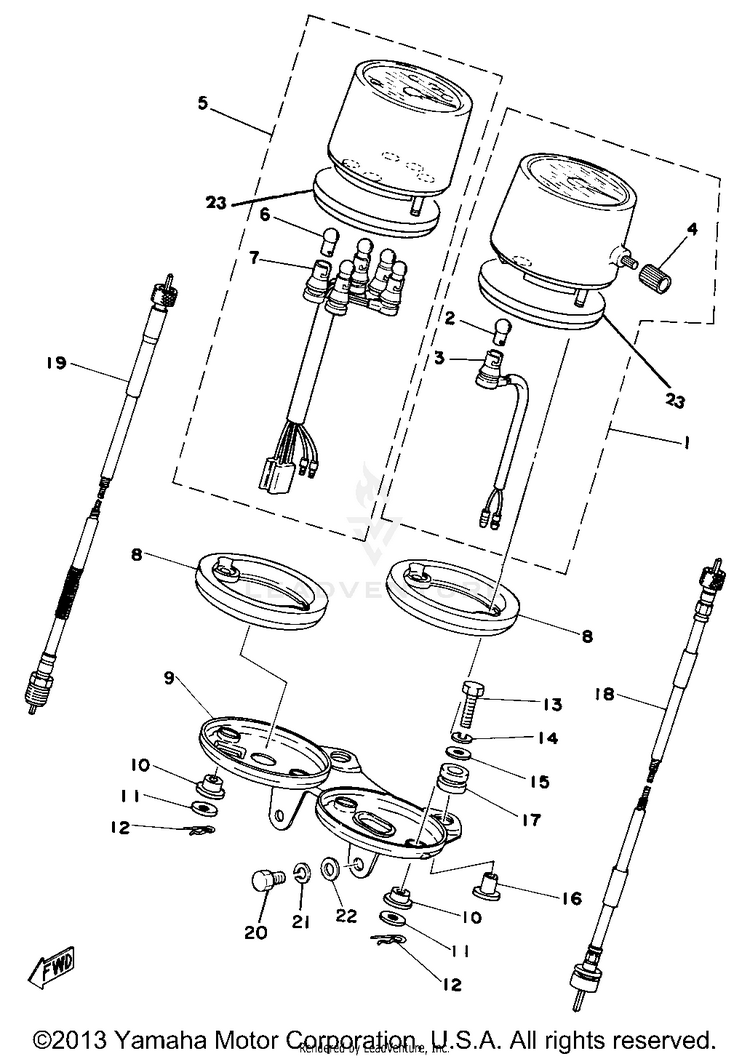Speedometer - Tachometer Schematic