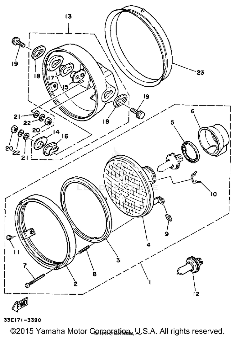 Headlight Schematic