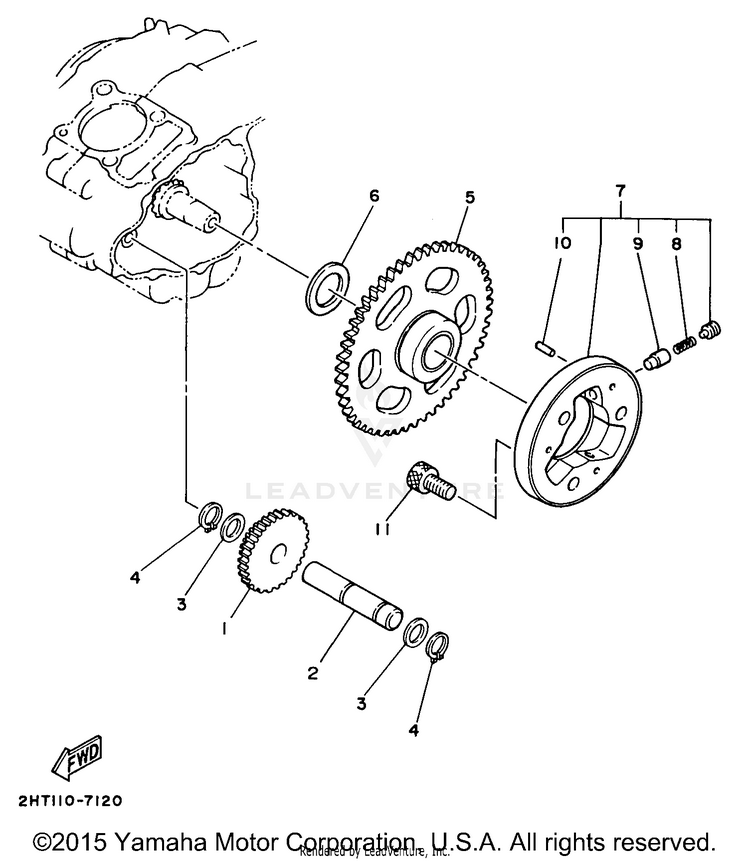 Starter Clutch Schematic