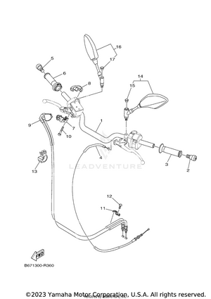 Steering Handle Cable Schematic