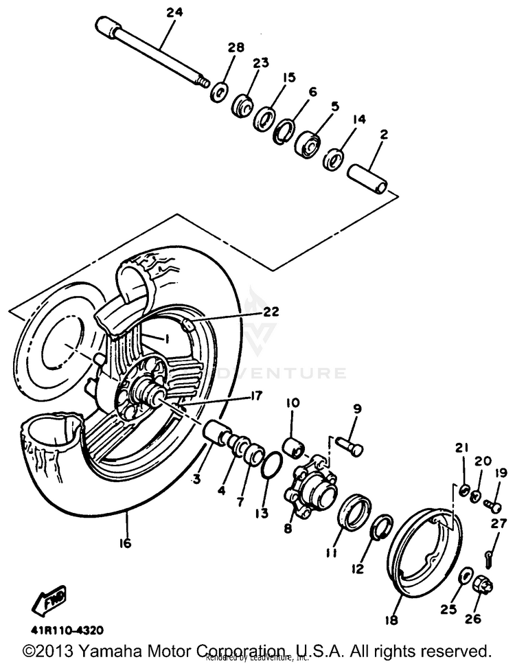 Rear Wheel Schematic