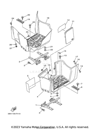 Stand Footrest Schematic