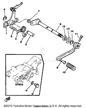 Shift Shaft Schematic