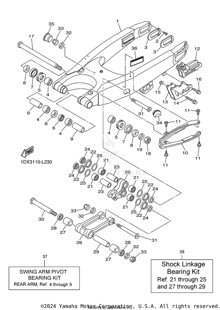 Rear Arm Schematic