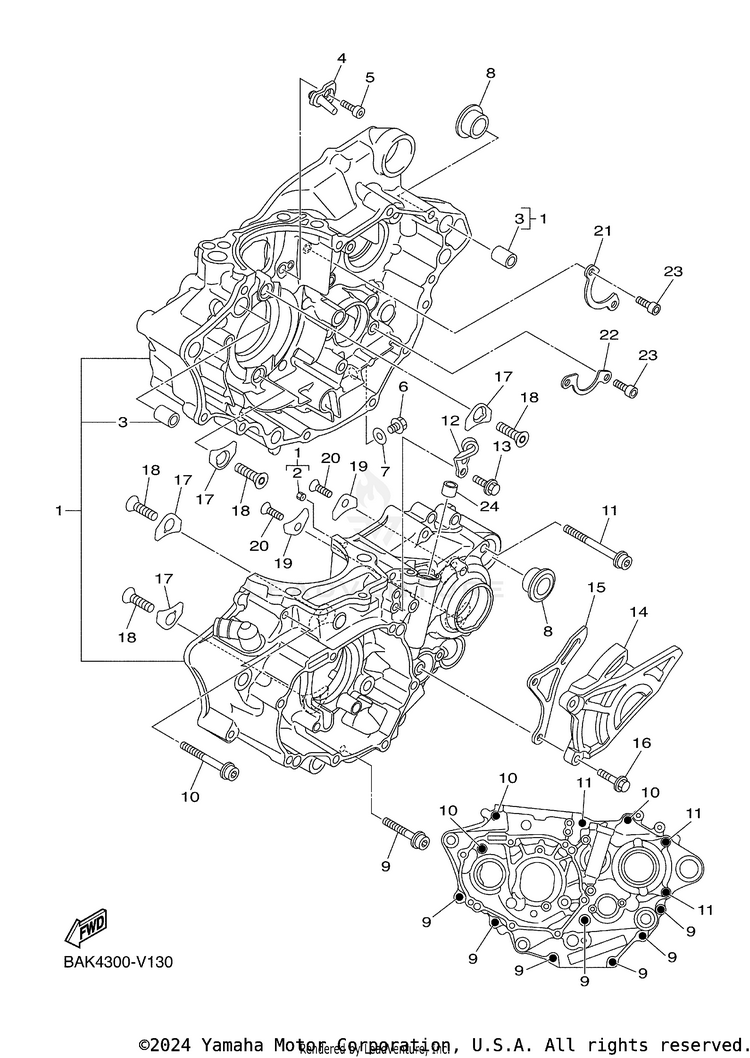 Crankcase Schematic