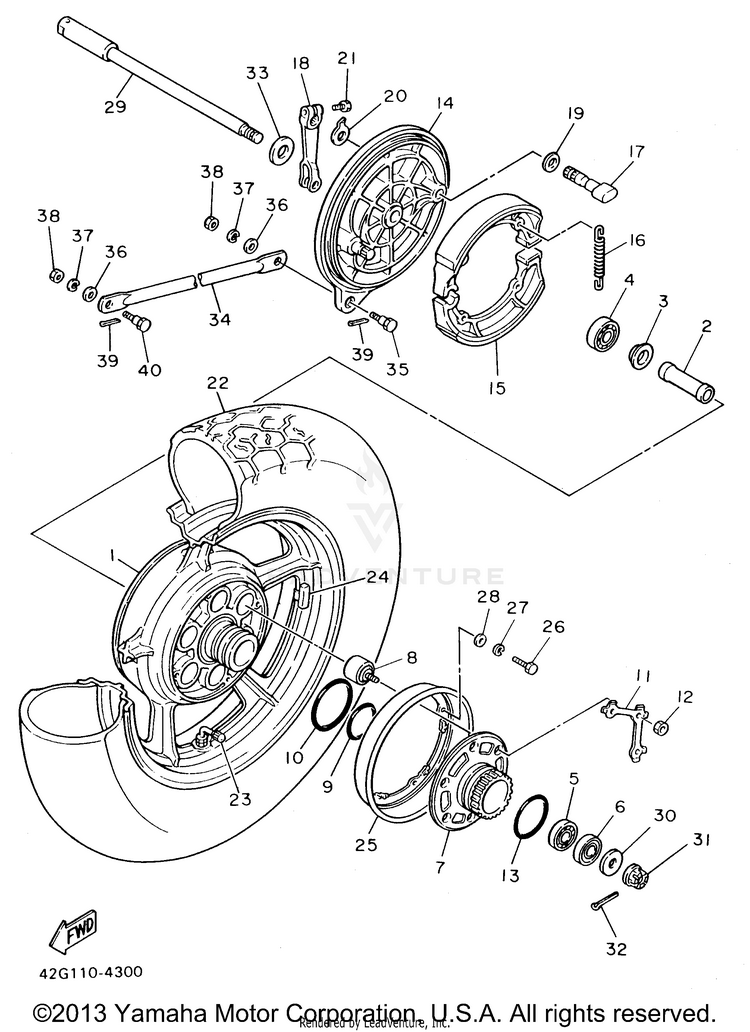 Rear Wheel Schematic