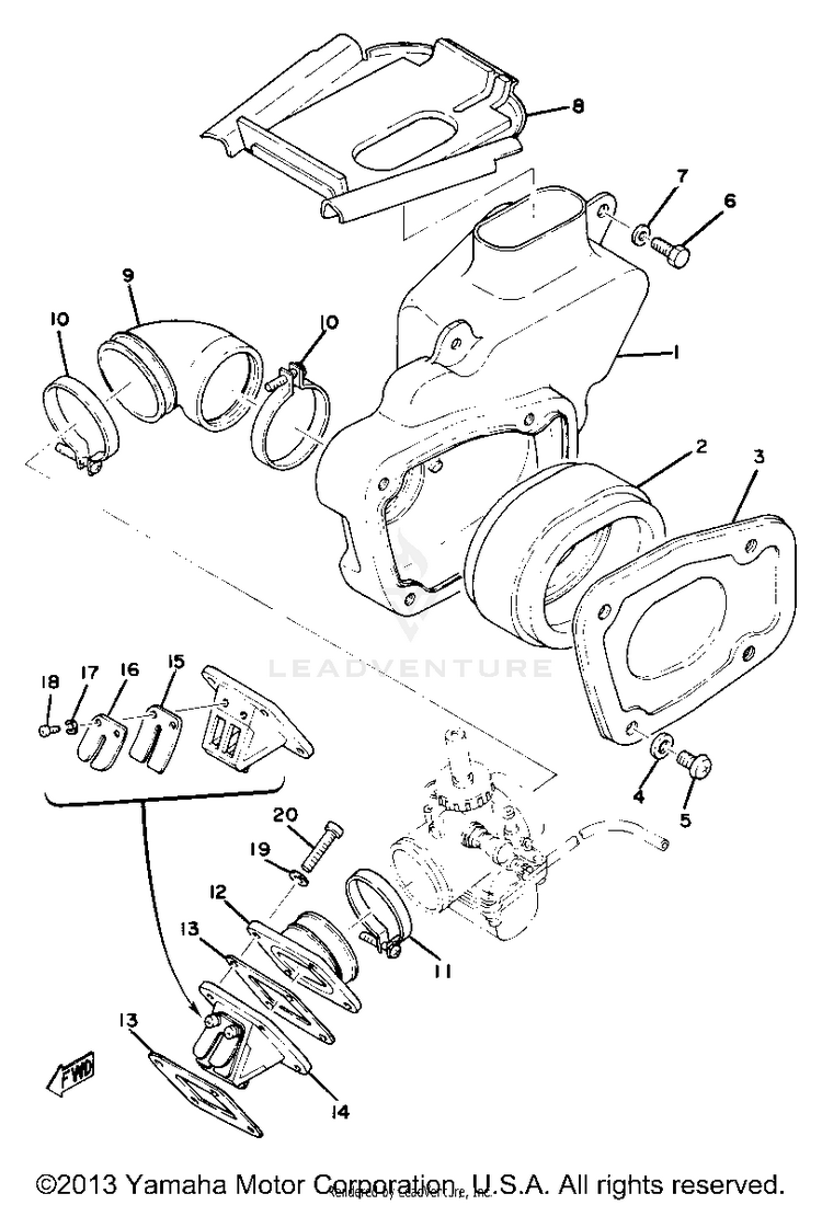 Intake Yz80d Schematic