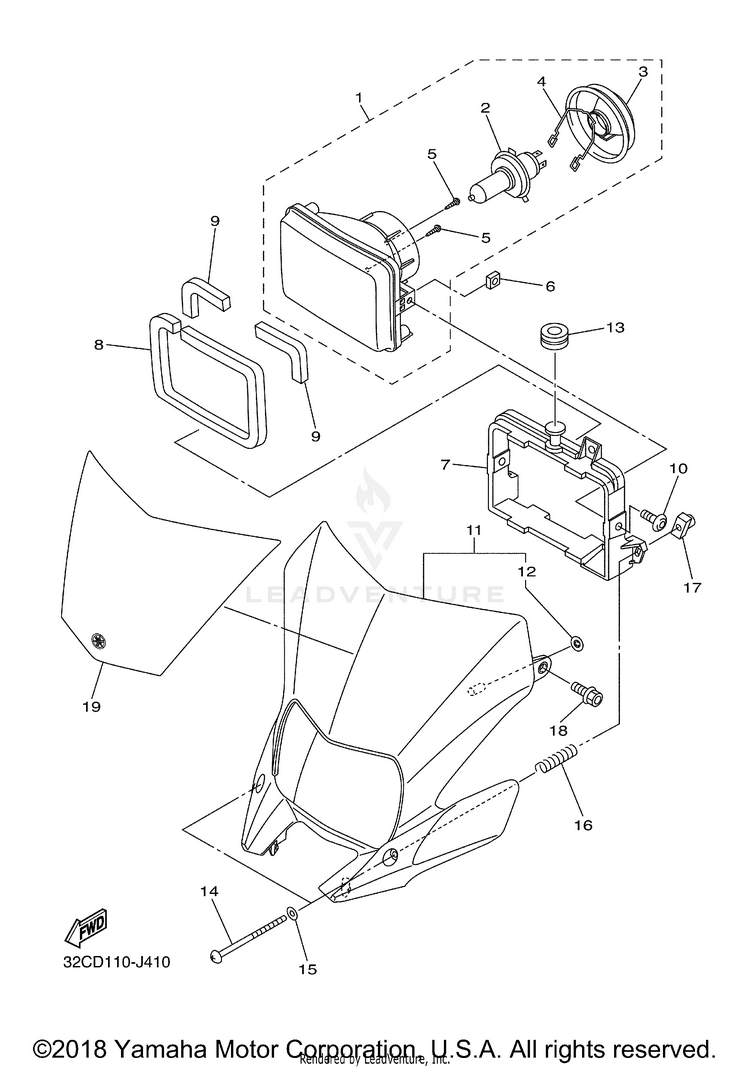 Headlight Schematic