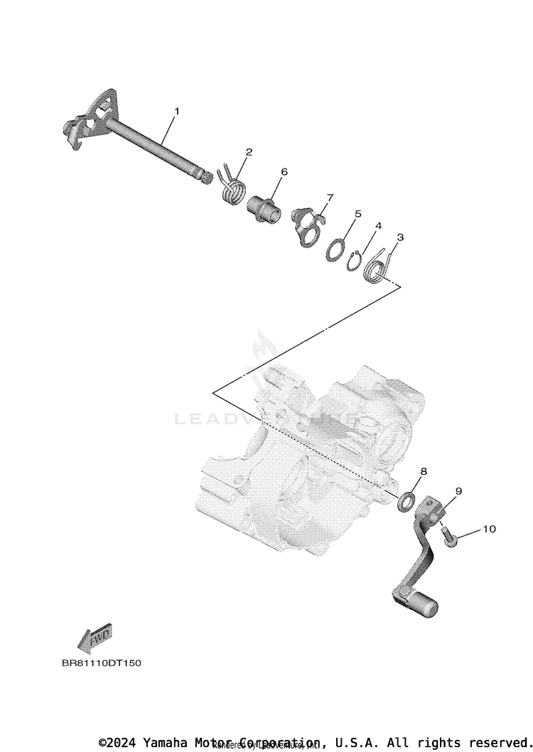 Shift Shaft Schematic