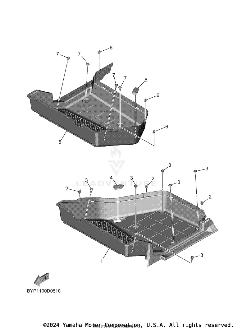Stand & Footrest 2 Schematic