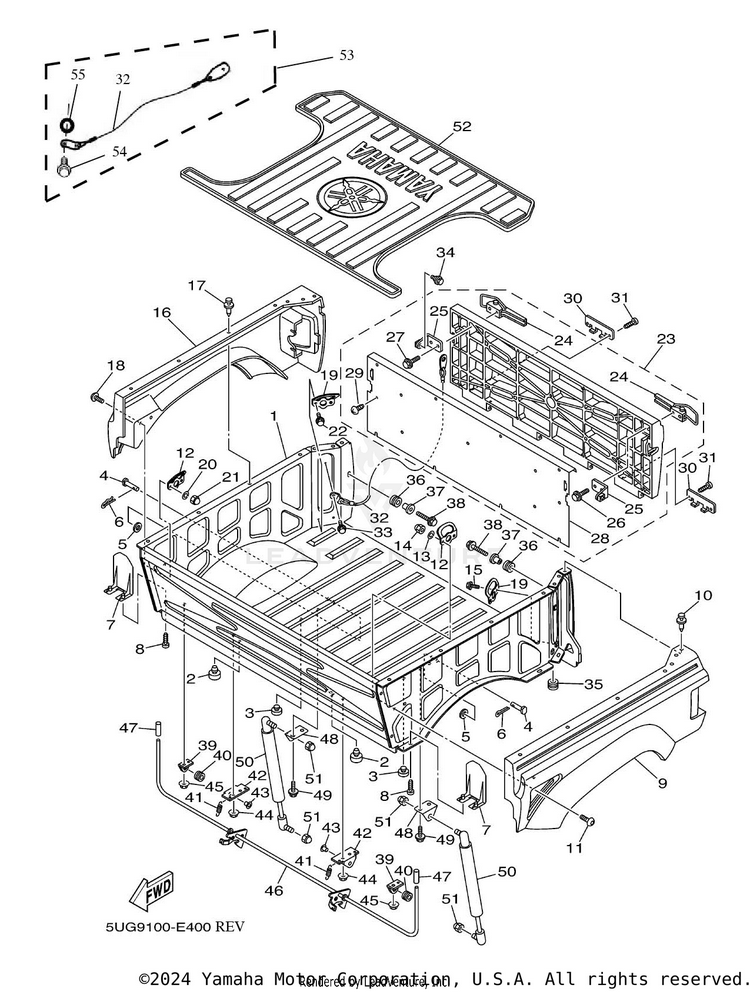 Carrier RHINO 700 FI SPORT E - YXR7FSP2Y - 2009 Schematic