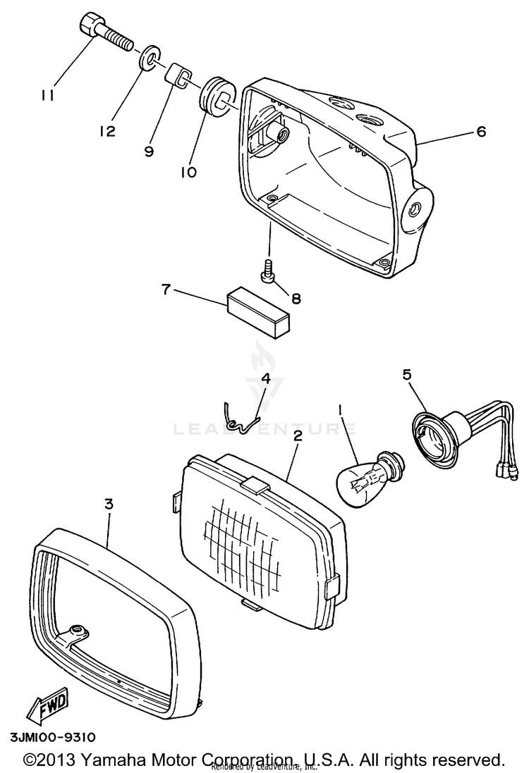 Headlight Schematic