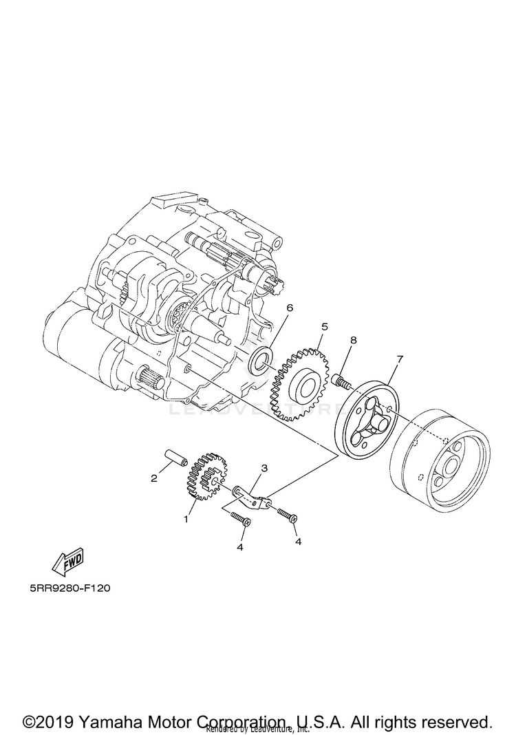 Starter Clutch Schematic