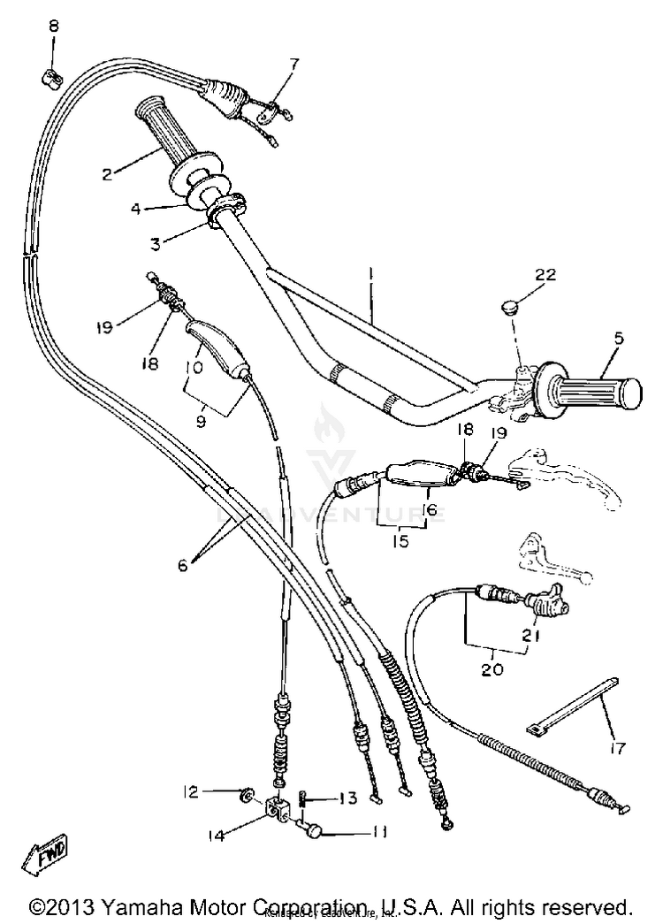 Handlebar-Cable Schematic