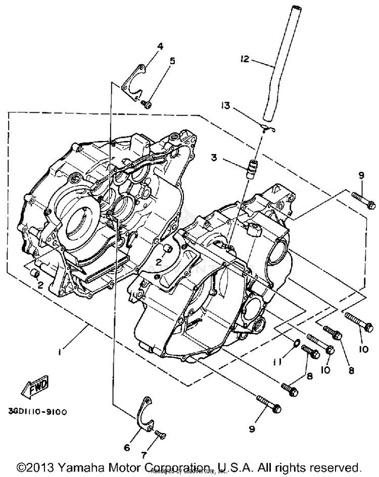 Crankcase Schematic