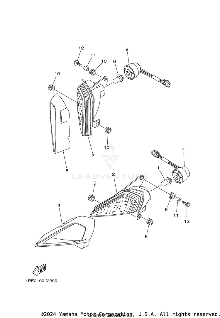 Headlight Schematic